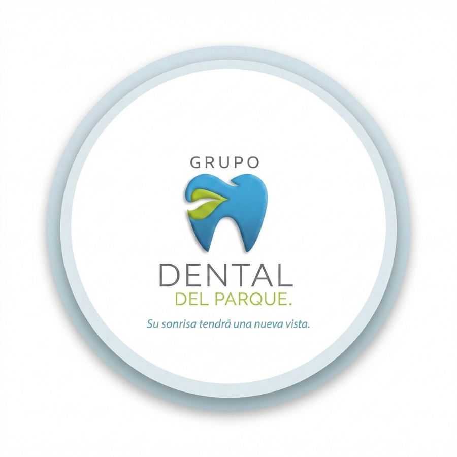 Logo oficial de Grupo Dental del Parque. Su sonrisa tendrá una nueva vista.